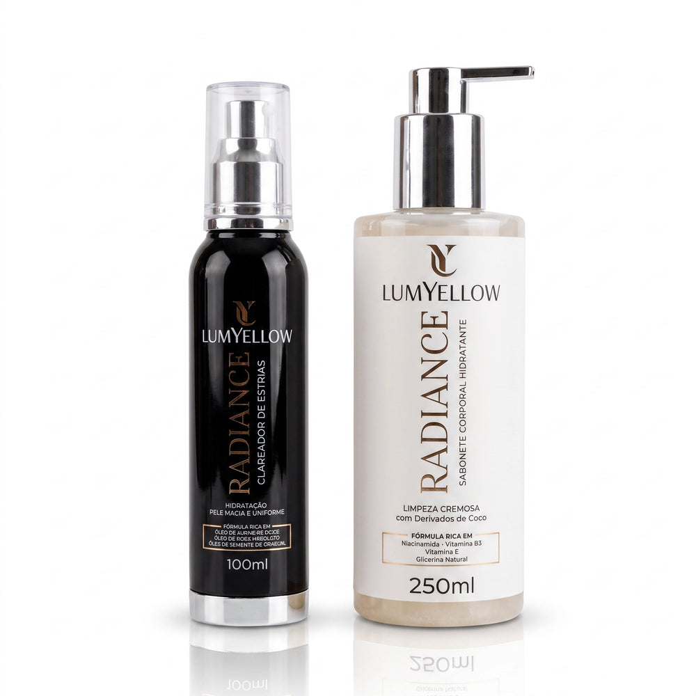 Kit Radiance・Óleo Clareador + Sabonete Hidratante