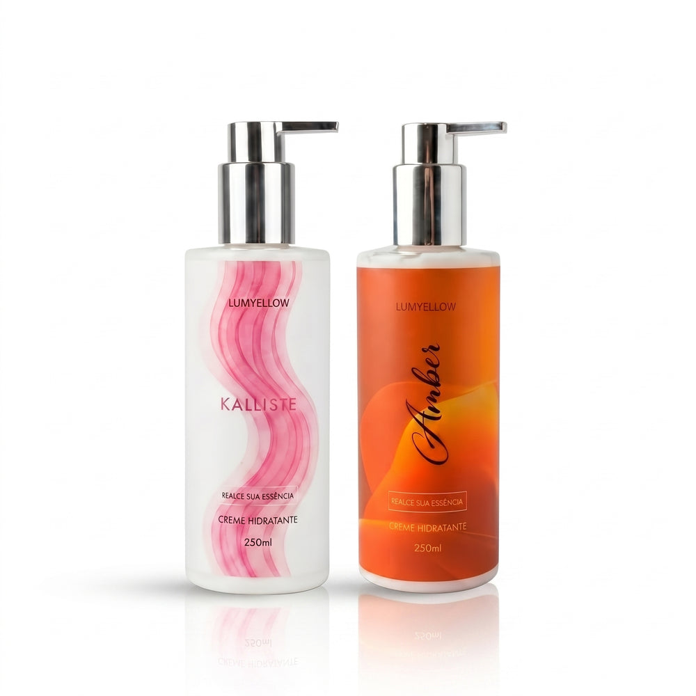 Kit Creme Hidratante · Amber + Kalliste