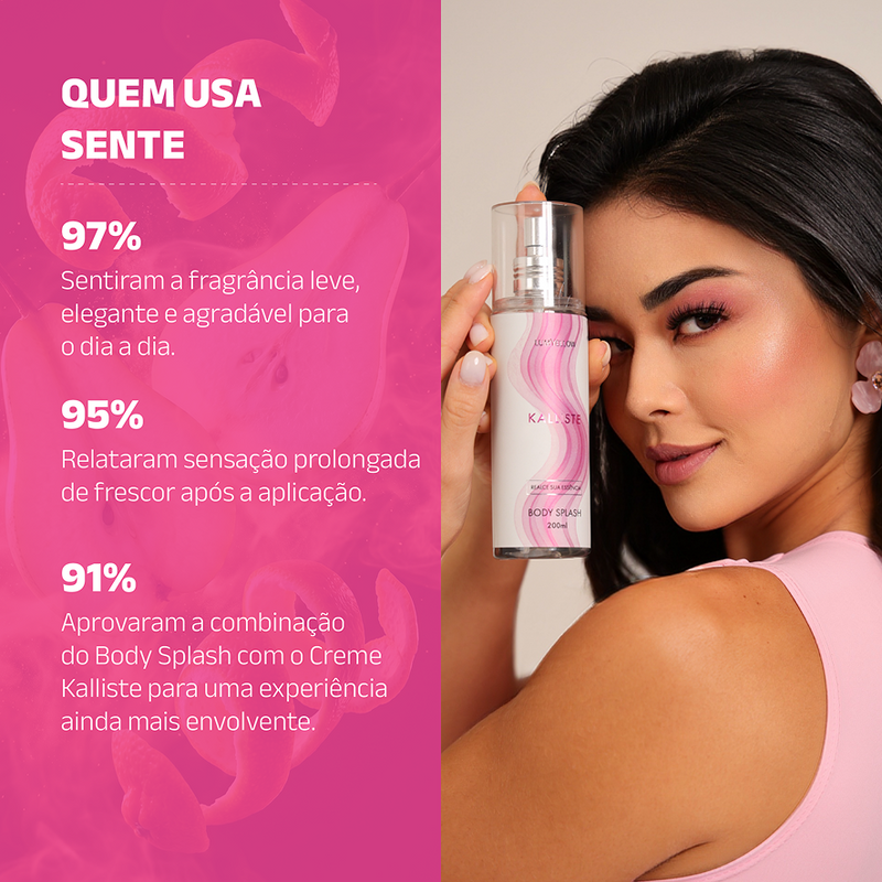 Body Splash Kalliste・Perfumação Floral - 200ml